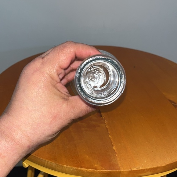 Vintage clear Glass Vase, Ribbed Bottom, USA #20 on The bottom of Vase - Picture 3 of 4